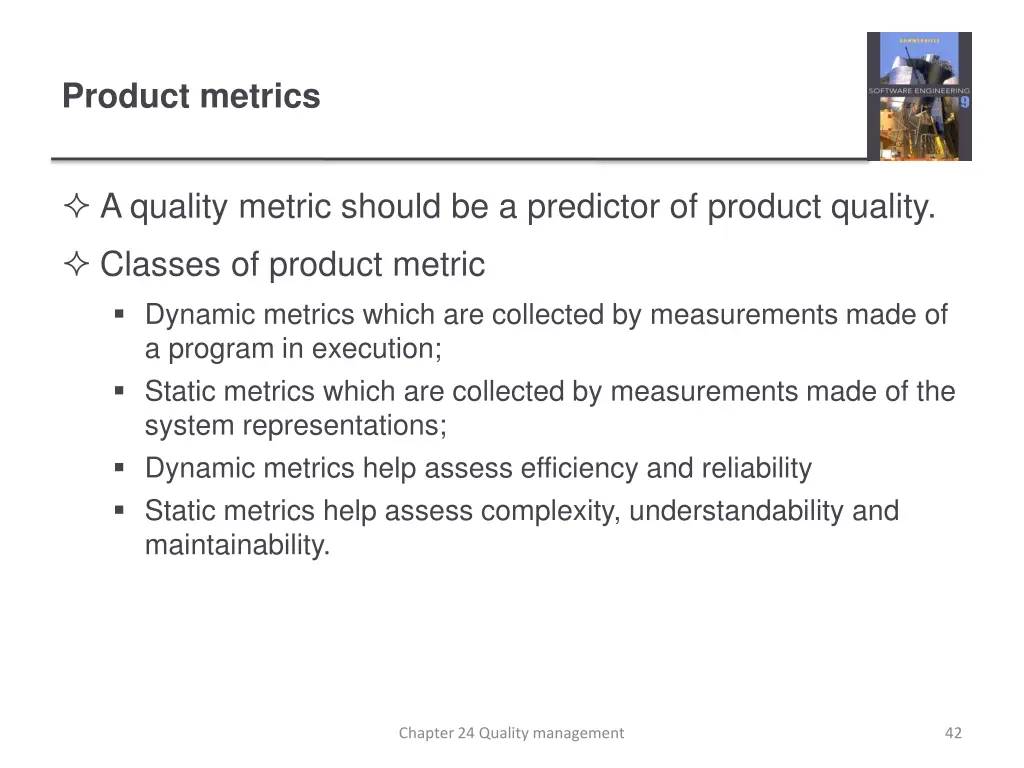 product metrics