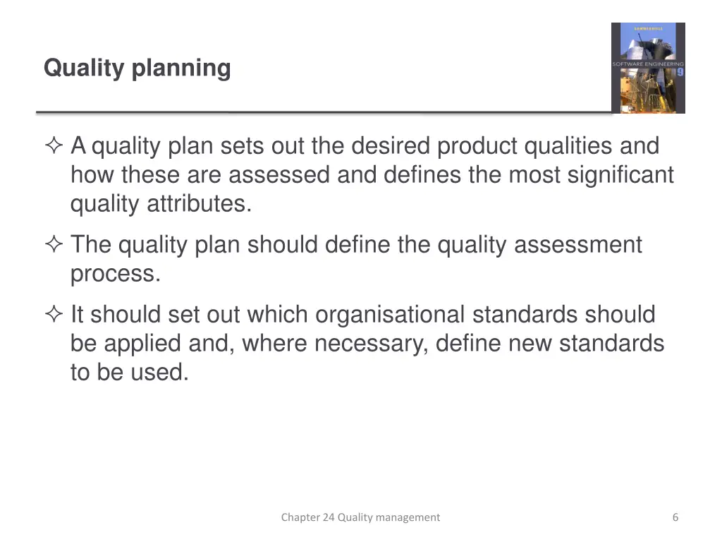 quality planning