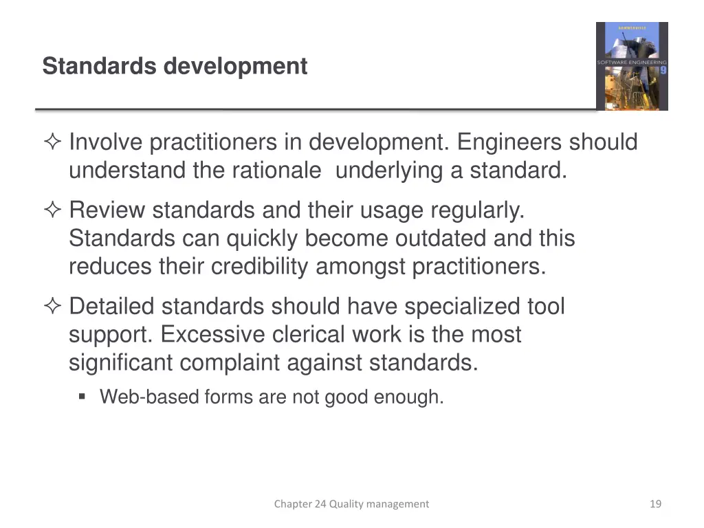 standards development