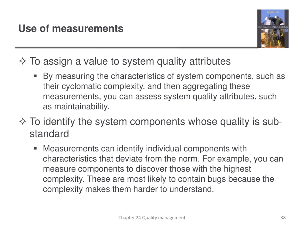 use of measurements