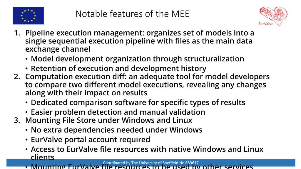 notable features of the mee