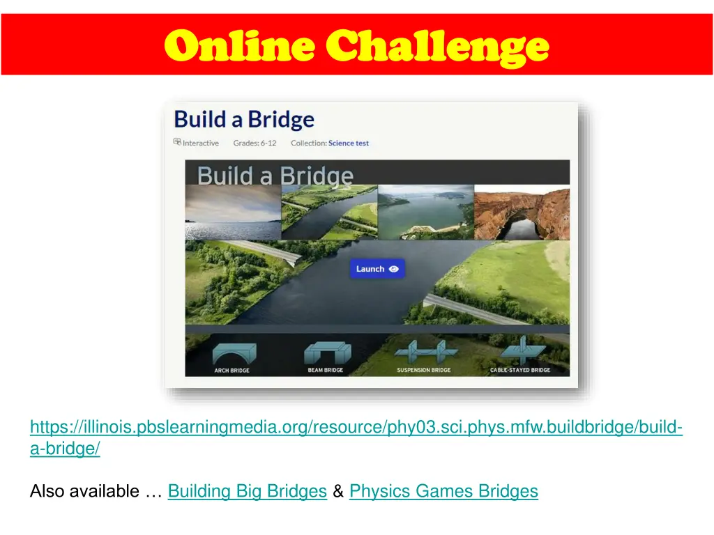 online challenge online challenge