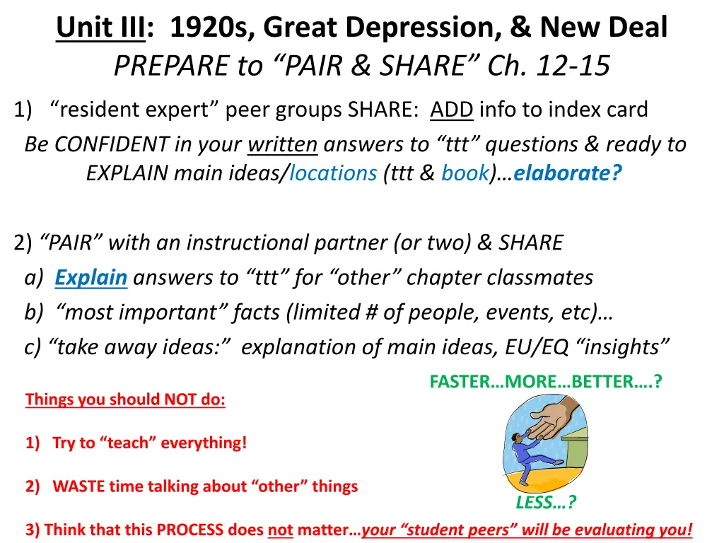 unit iii 1920s great depression new deal prepare 1