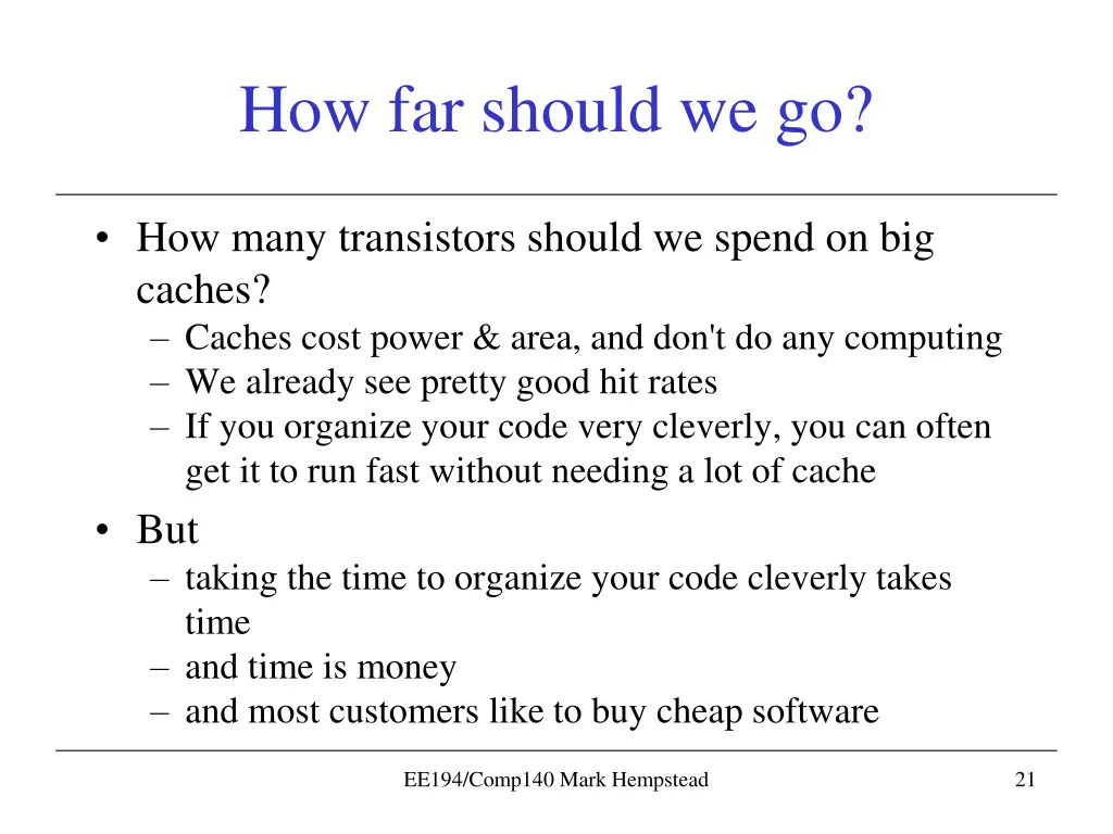 how far should we go