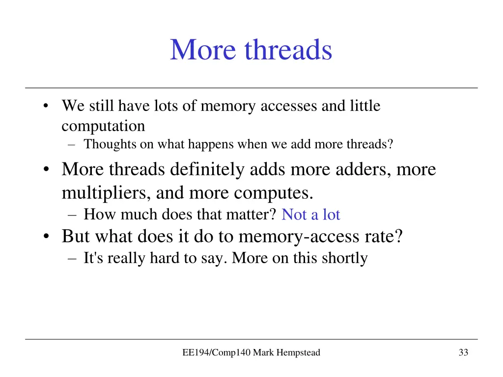 more threads