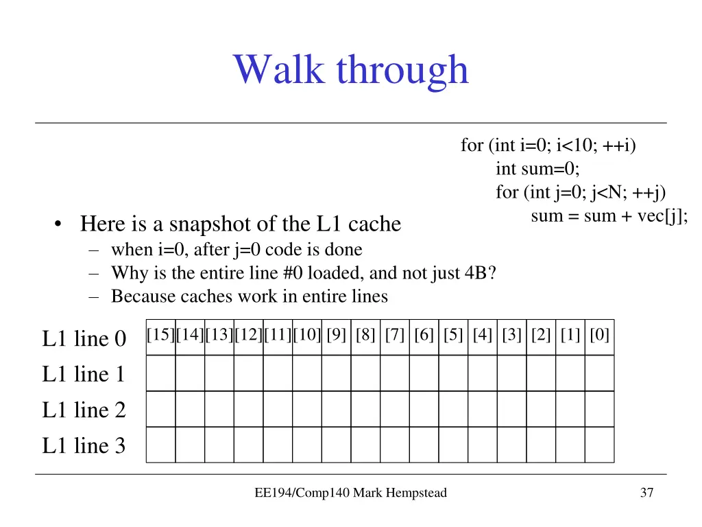 walk through 1