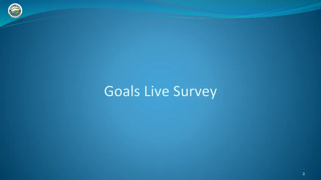 goals live survey