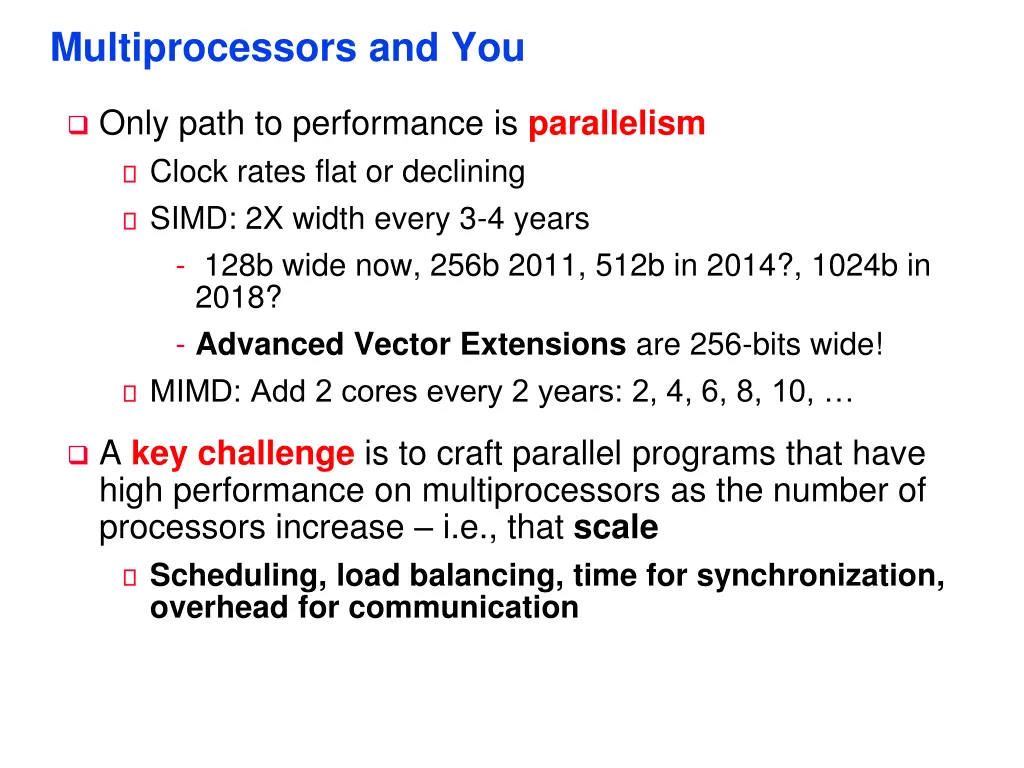 multiprocessors and you