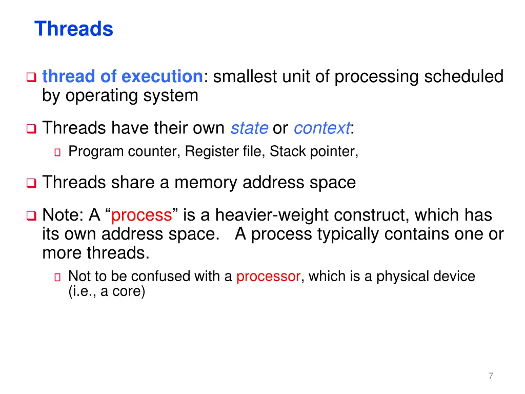threads