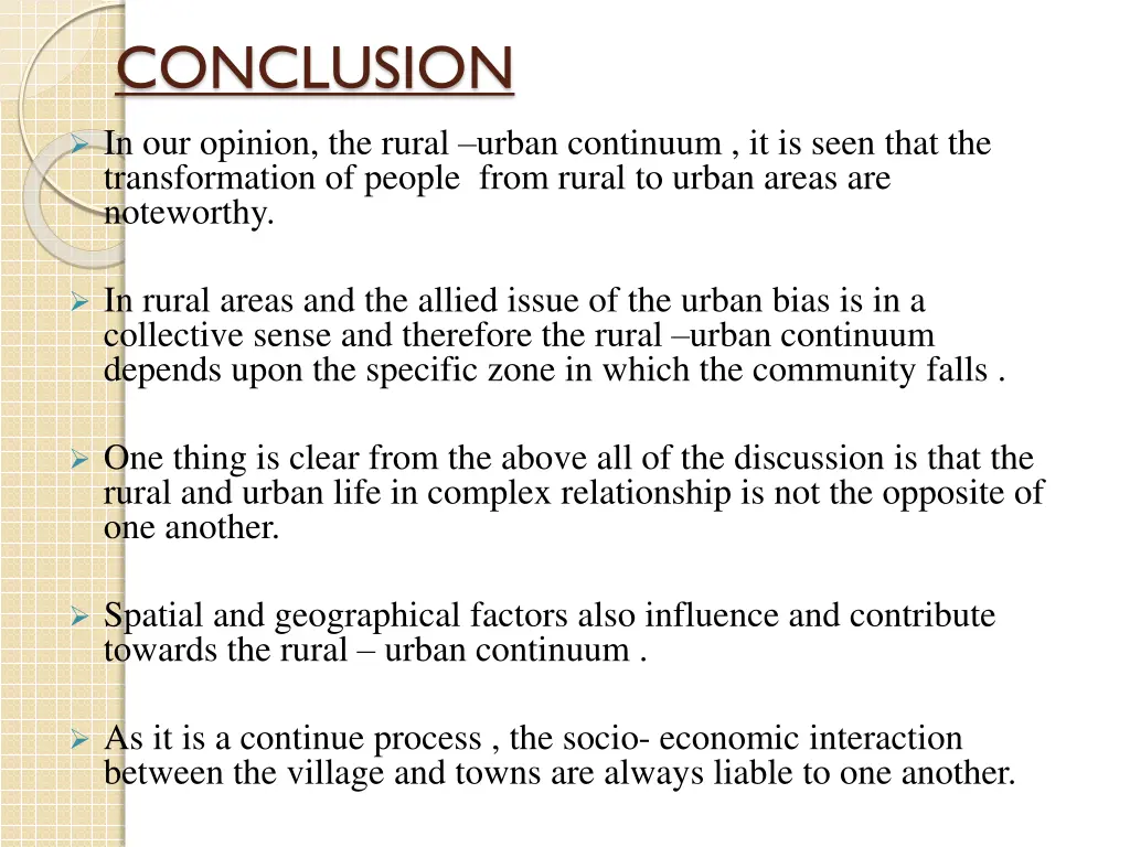 conclusion