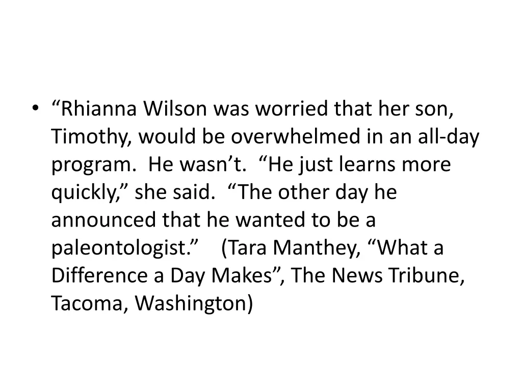 rhianna wilson was worried that her son timothy