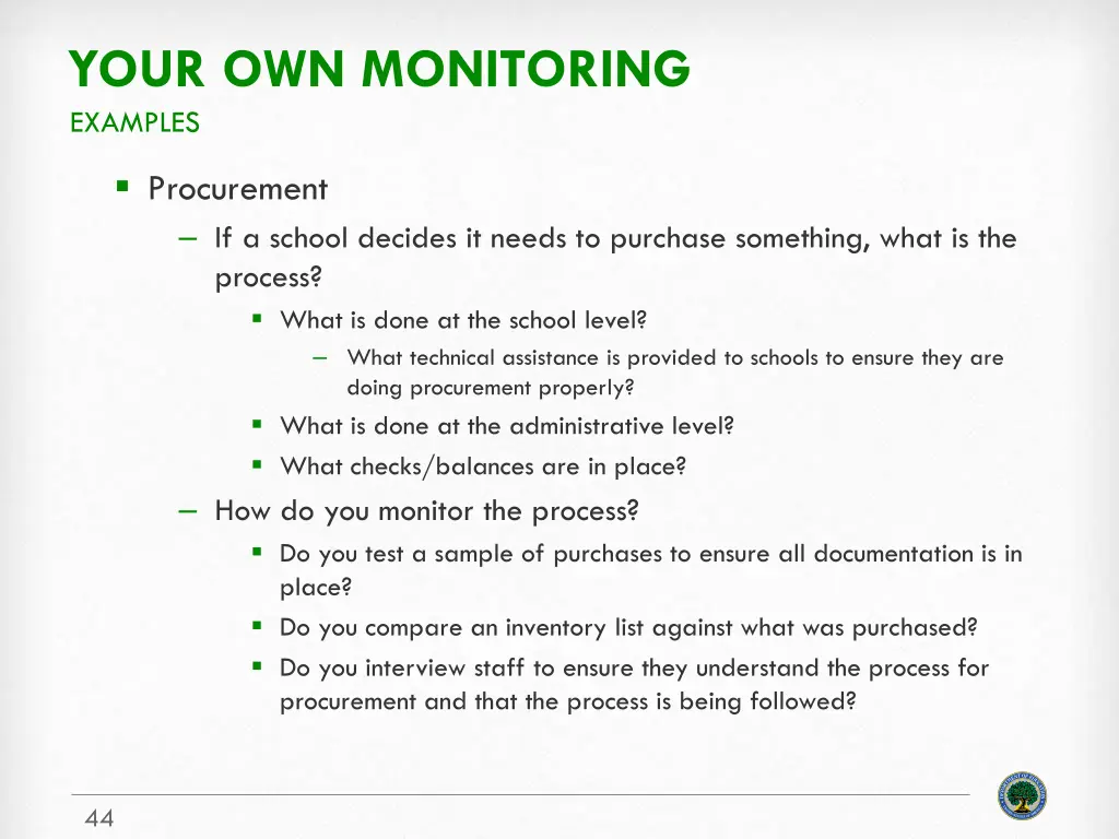your own monitoring examples
