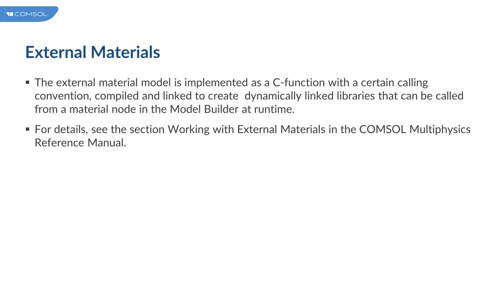 external materials