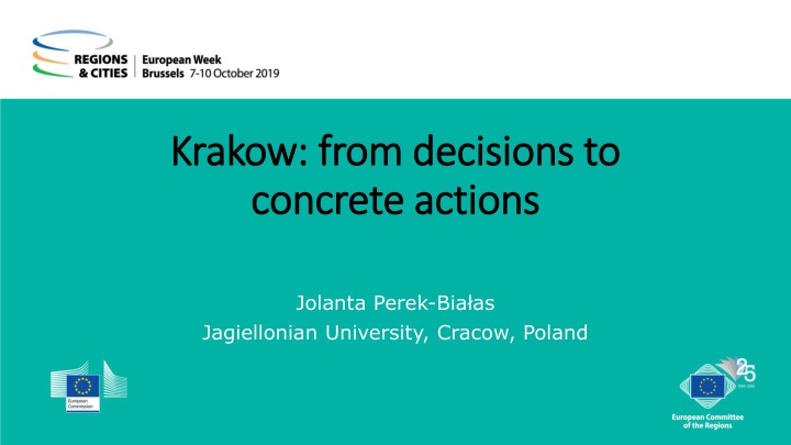 krakow from decisions to krakow from decisions