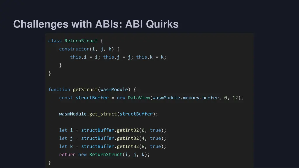 challenges with abis abi quirks 1