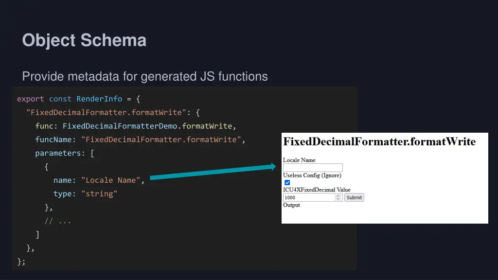 object schema