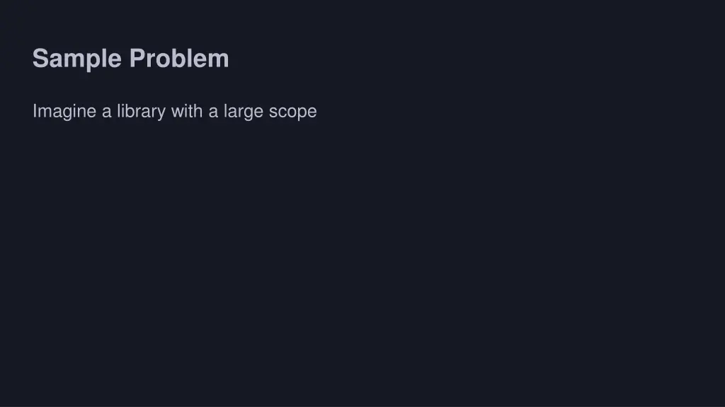 sample problem