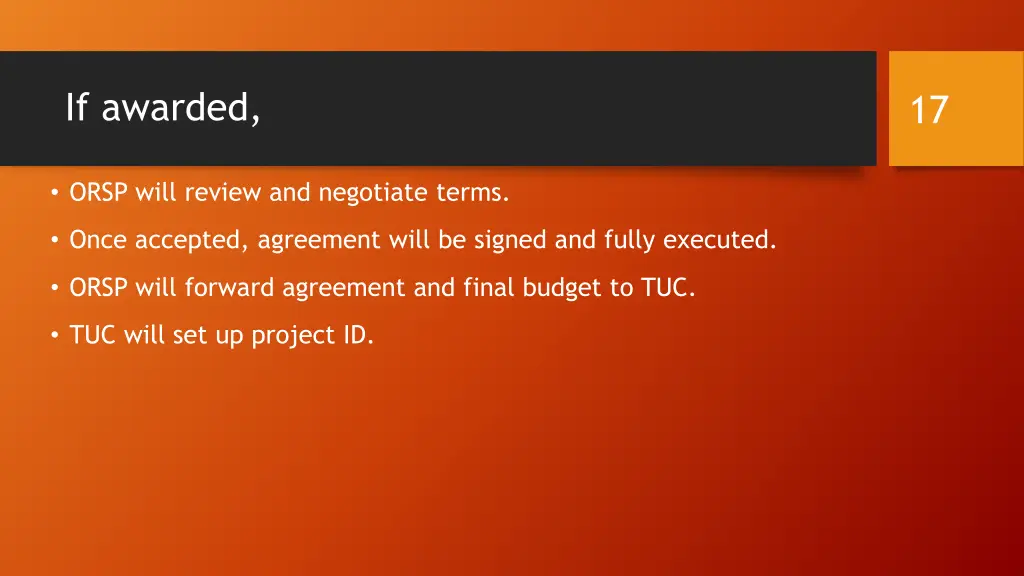 if awarded