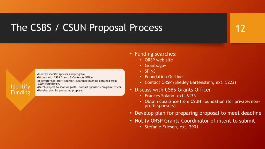 the csbs csun proposal process 2