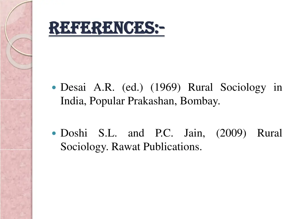references references