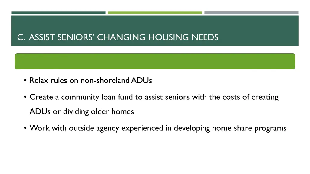 c assist seniors changing housing needs