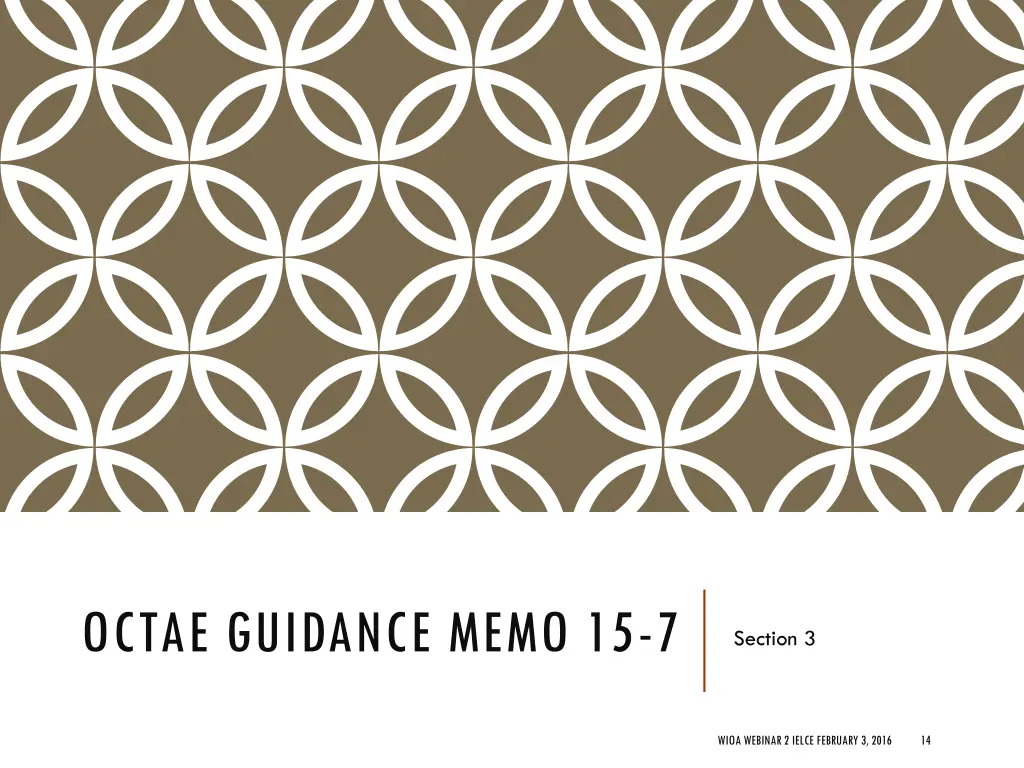 octae guidance memo 15 7