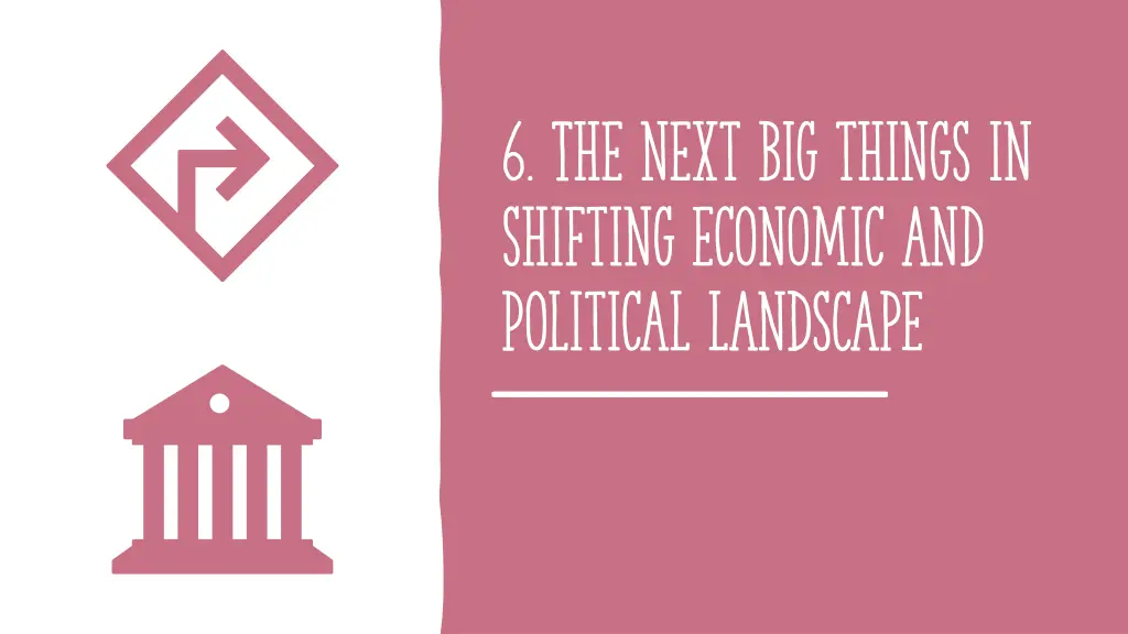 6 the next big things in shifting economic