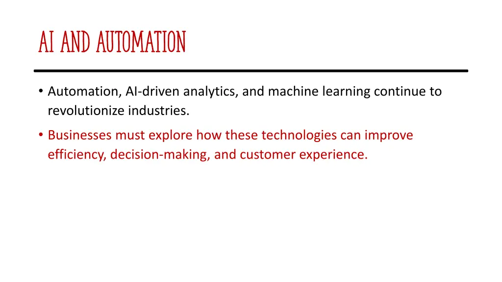 ai and automation