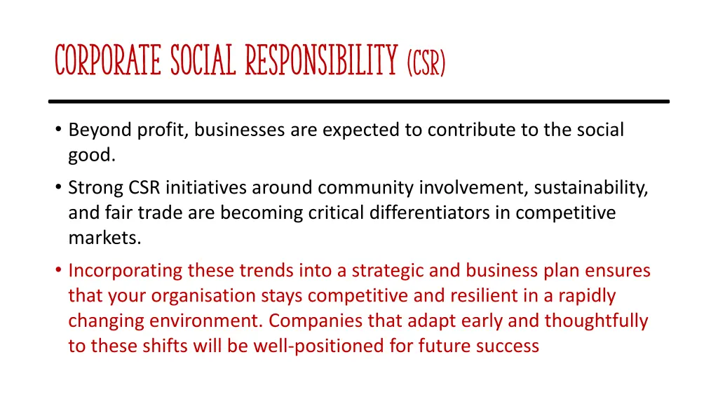 corporate social responsibility csr
