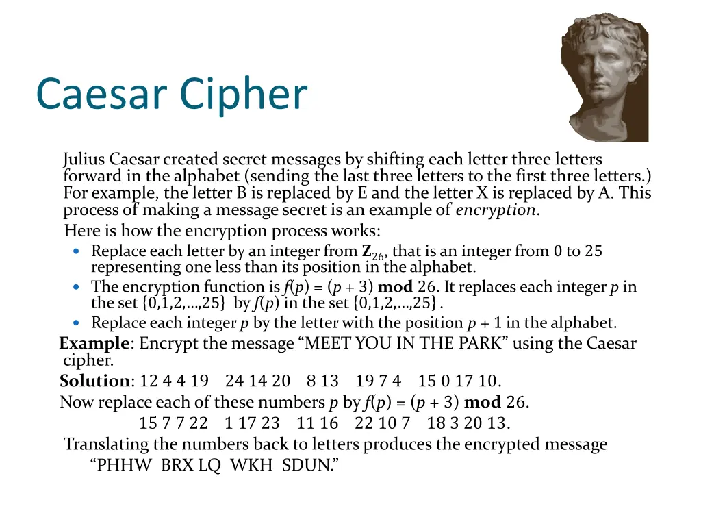 caesar cipher