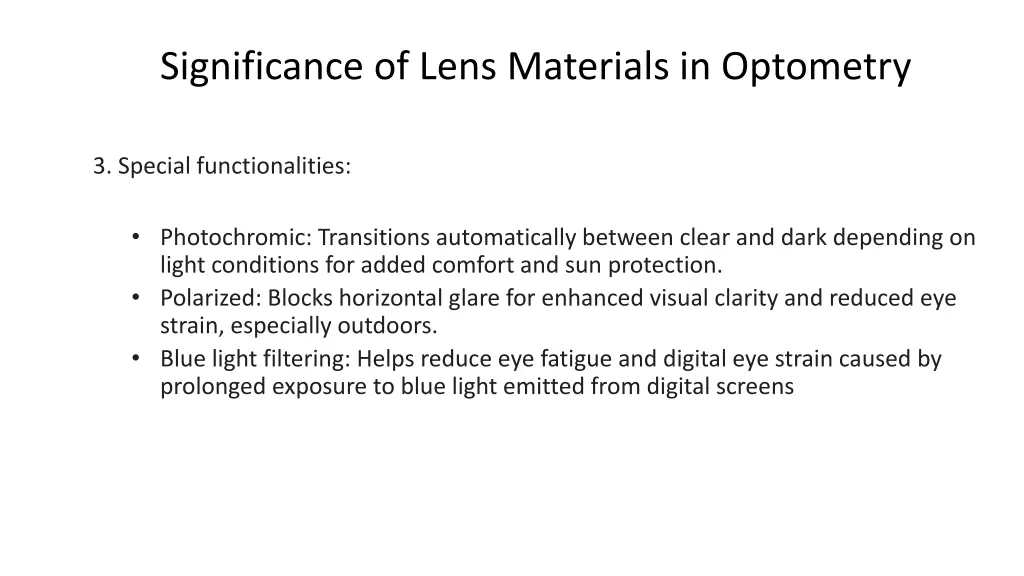 significance of lens materials in optometry 2