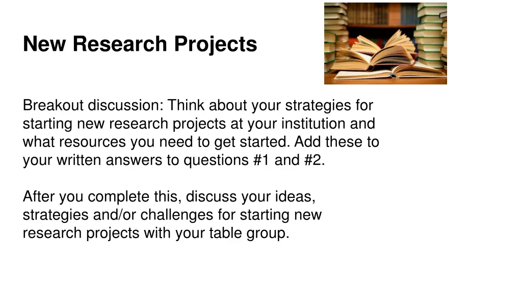 new research projects 6