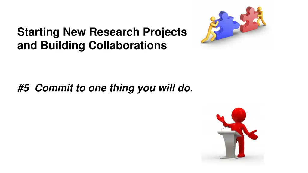 starting new research projects and building 1
