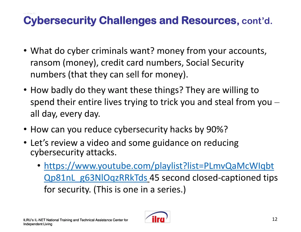 slide slide 12 cybersecurity challenges