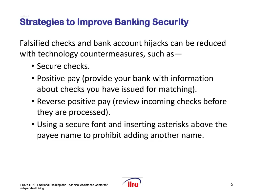 slide slide 5 5 strategies to improve banking