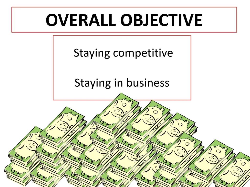 overall objective