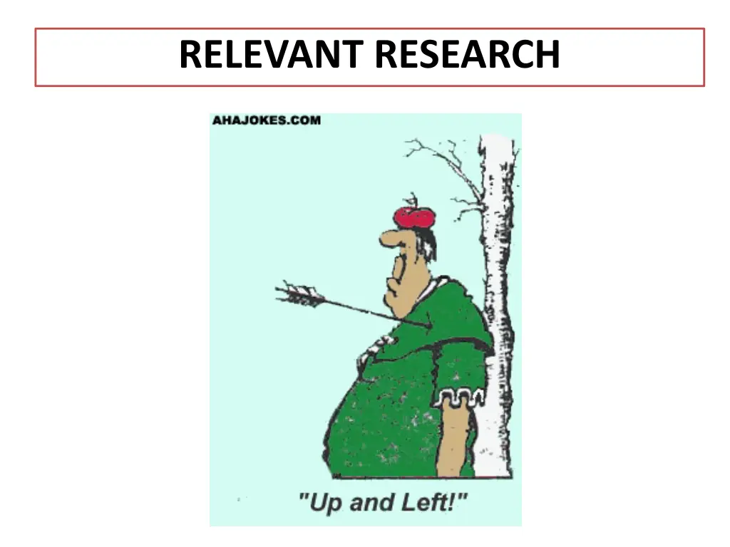 relevant research