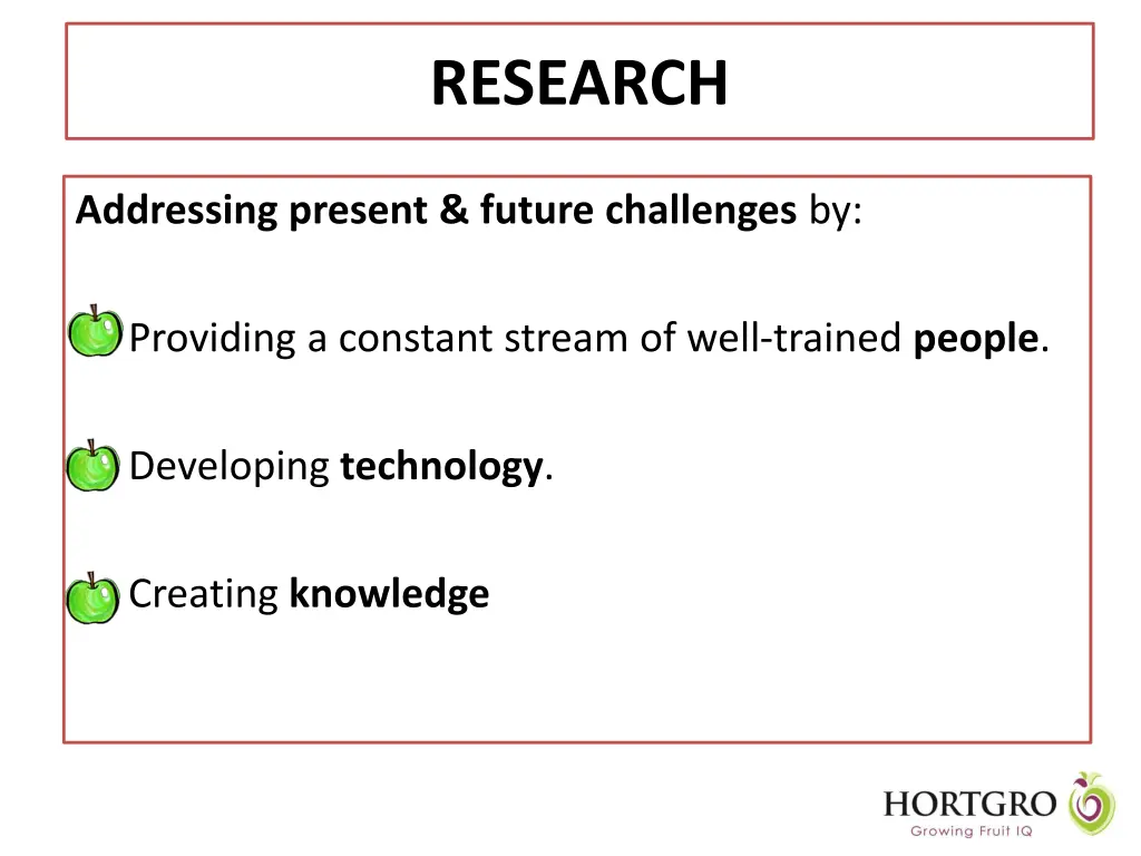 research
