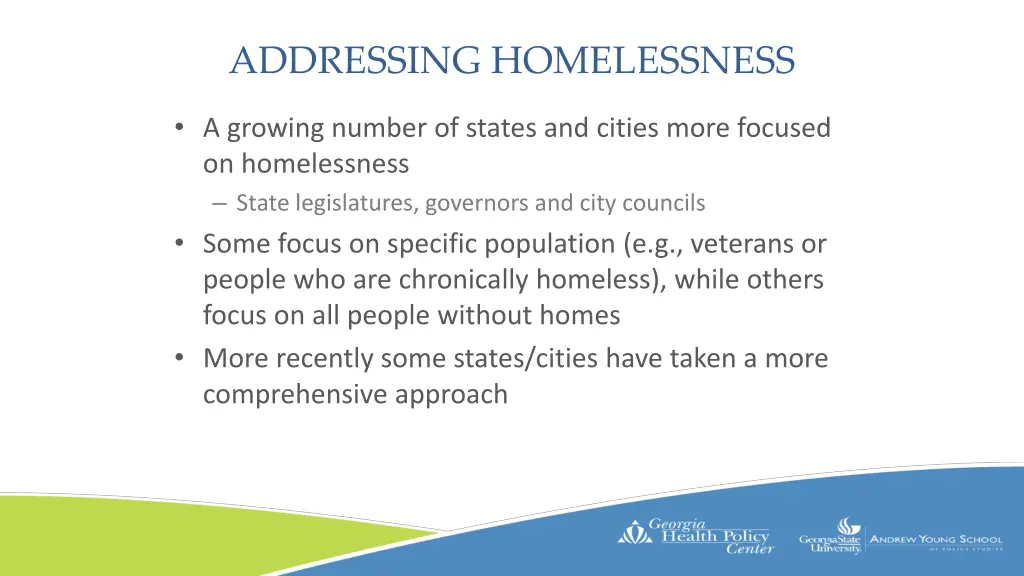 addressing homelessness 1