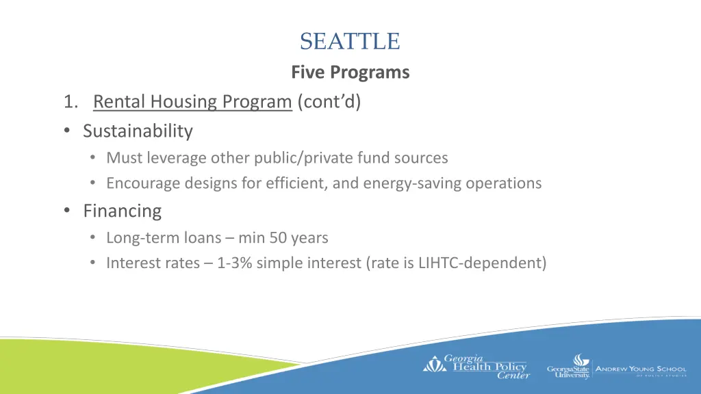 seattle five programs