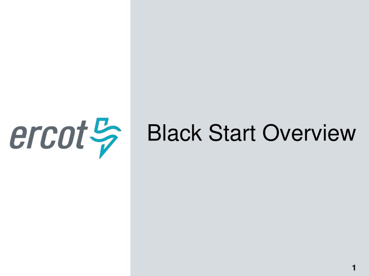 black start overview
