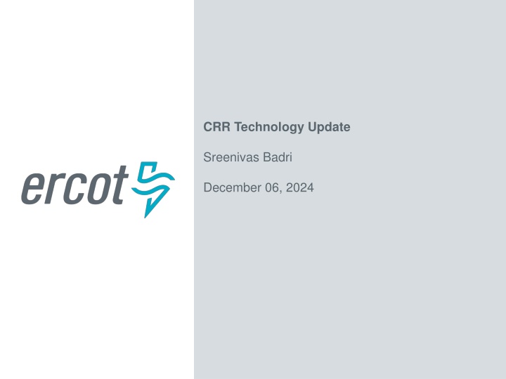 crr technology update