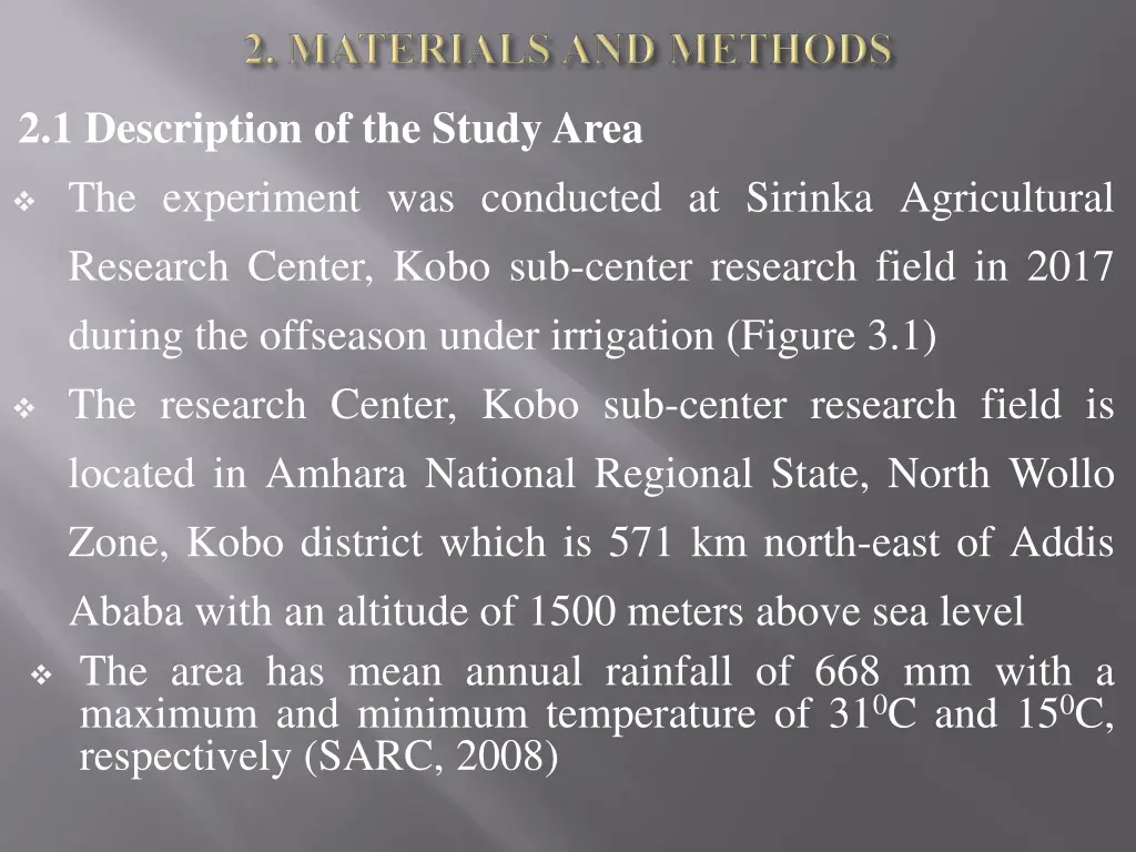 2 1 description of the studyarea