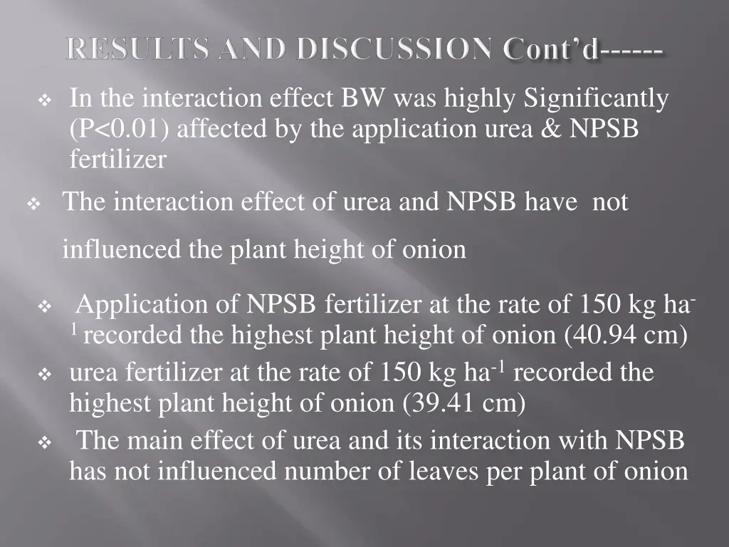 in the interaction effect bw was highly