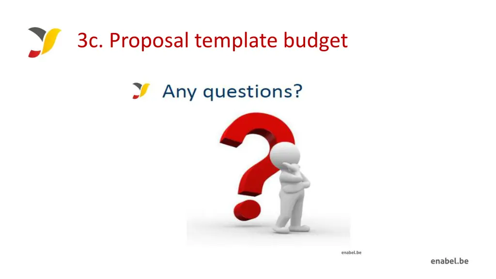 3c proposal template budget 8