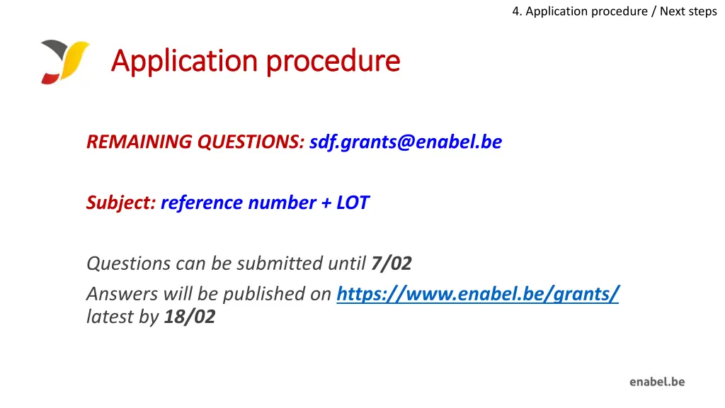 4 application procedure next steps 2