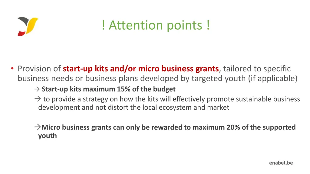 attention points 2