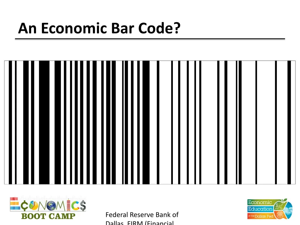 an economic bar code