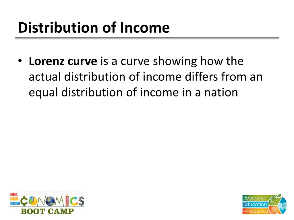 distribution of income