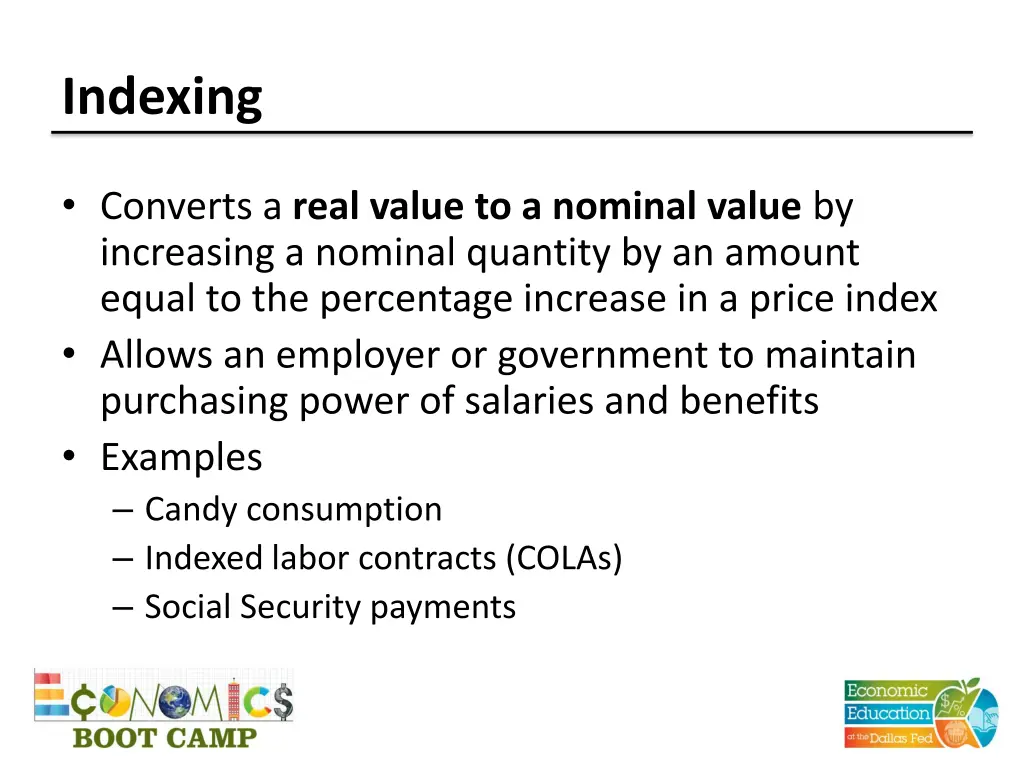 indexing